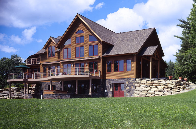 Vermont Timber Frame Home: Ski Patrol