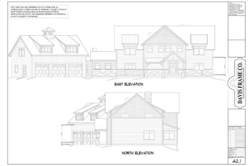 cross-gable-timber-frame-home-1 | Davis Frame