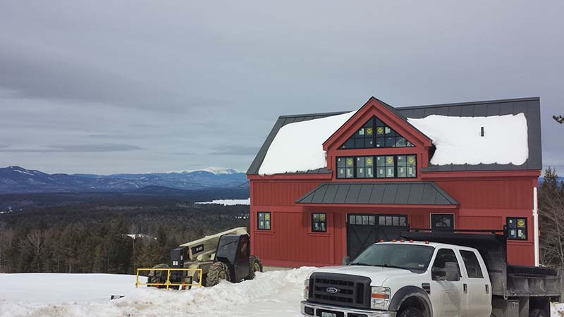 north conway timber frame home 