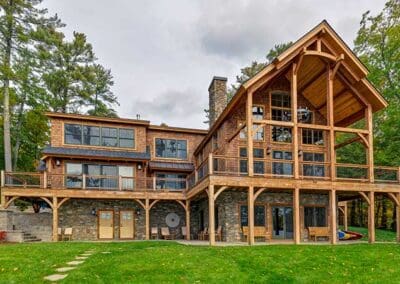 Award Winning Lake Winnipesaukee Timber Frame Home