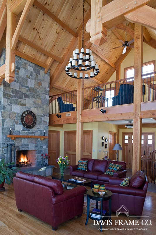 Timber Frame Great Rooms | By Davis Frame Company