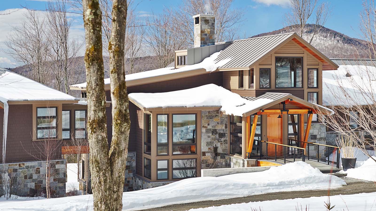 Green Mountain Modern Ski Home